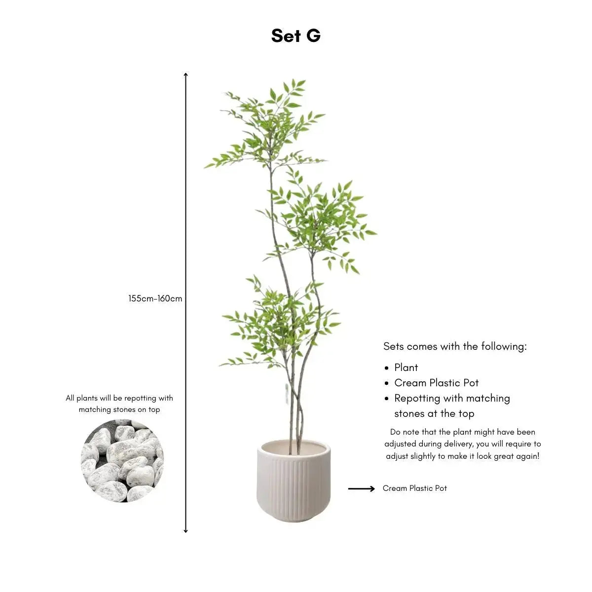 Faux Sky Bamboo Plant My Store