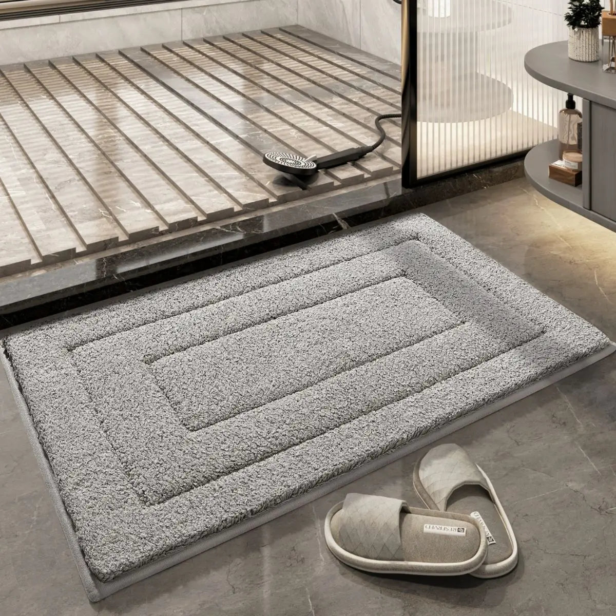 The Fluffy Bathroom Mat N My Store