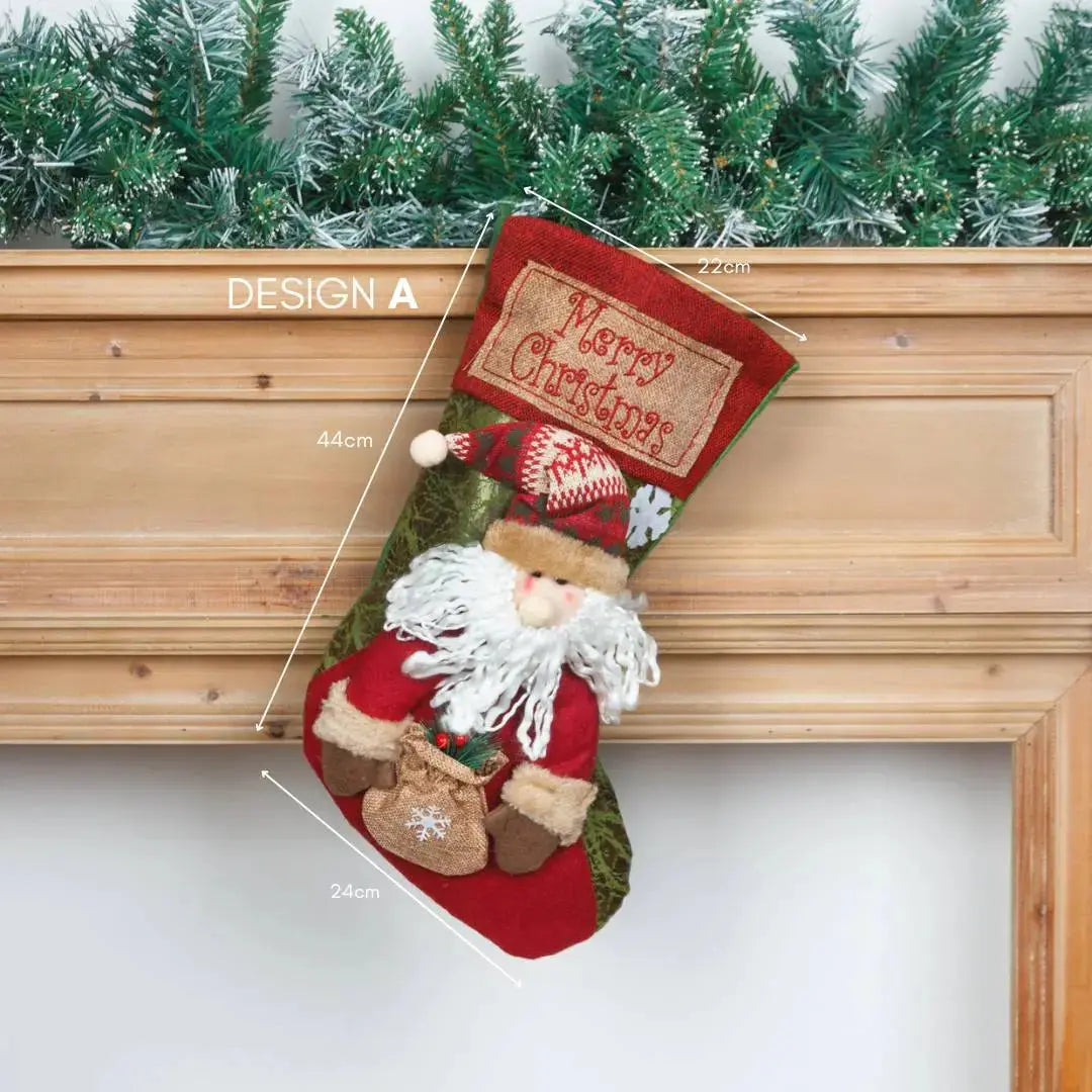 Christmas Hanging Decorative Socks Design A-Speckled Space