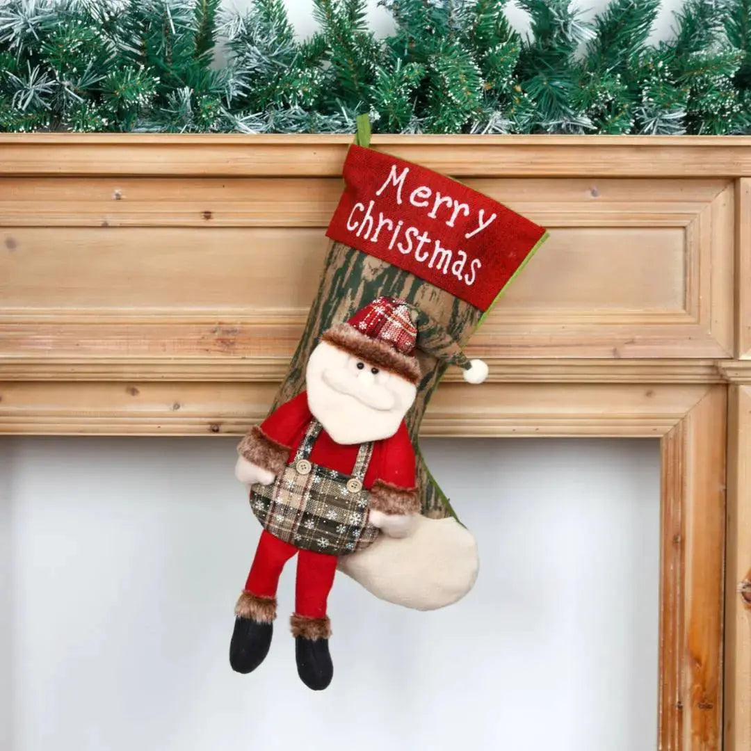 Christmas Hanging Decorative Socks Design D-Speckled Space