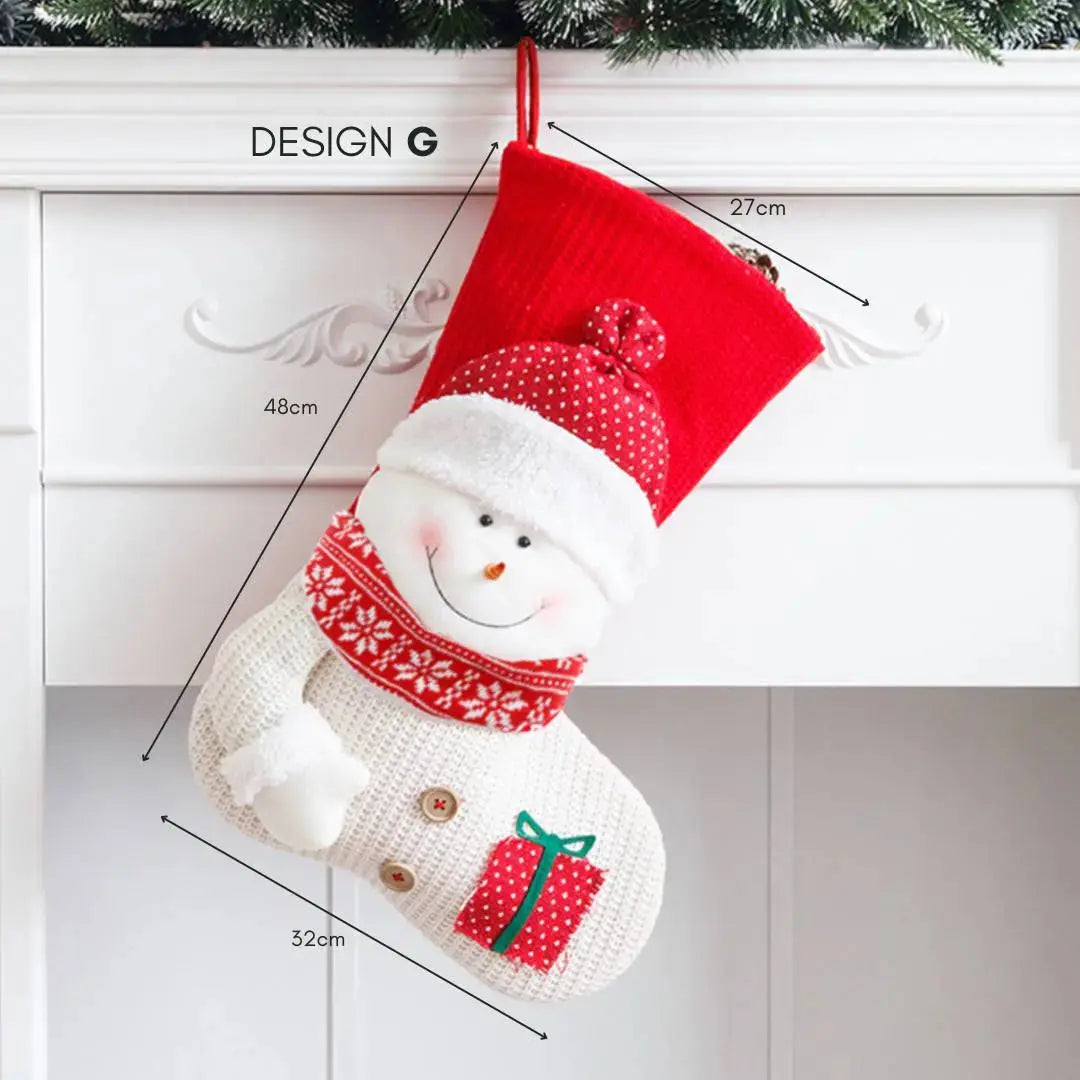 Christmas Hanging Decorative Socks Design G-Speckled Space