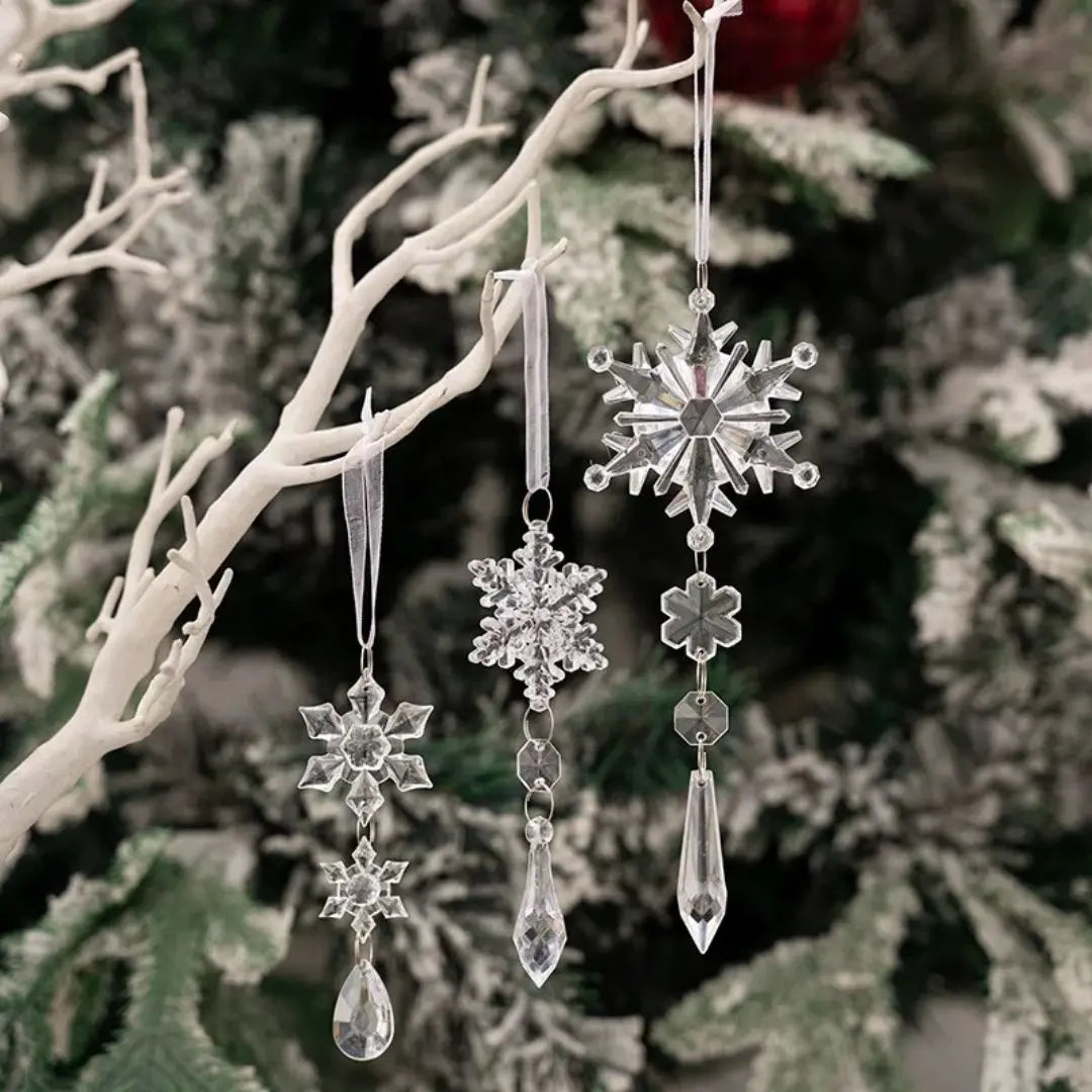 Charlene 18pcs Hanging Acrylic Ornaments-Speckled Space