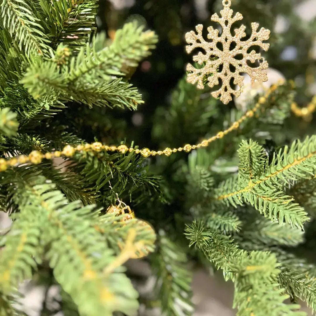 Gold Beads Garland-Speckled Space