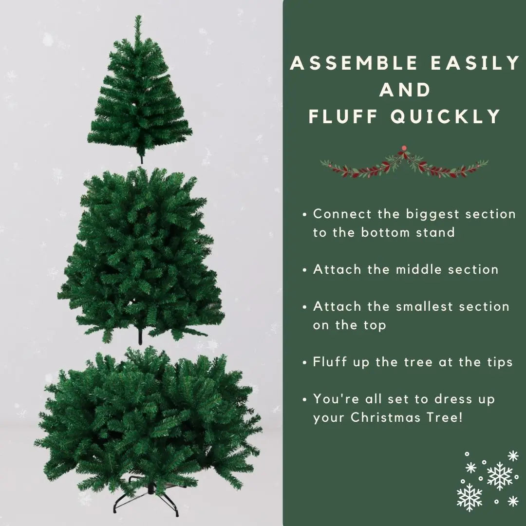 Budget friendly decorated artificial Christmas tree alternative to Tangs SG
