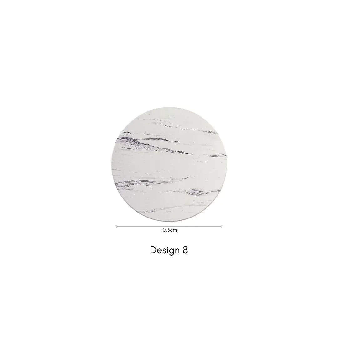 Diatomite Terrazzo & Marble Design Cup Coaster-Speckled Space