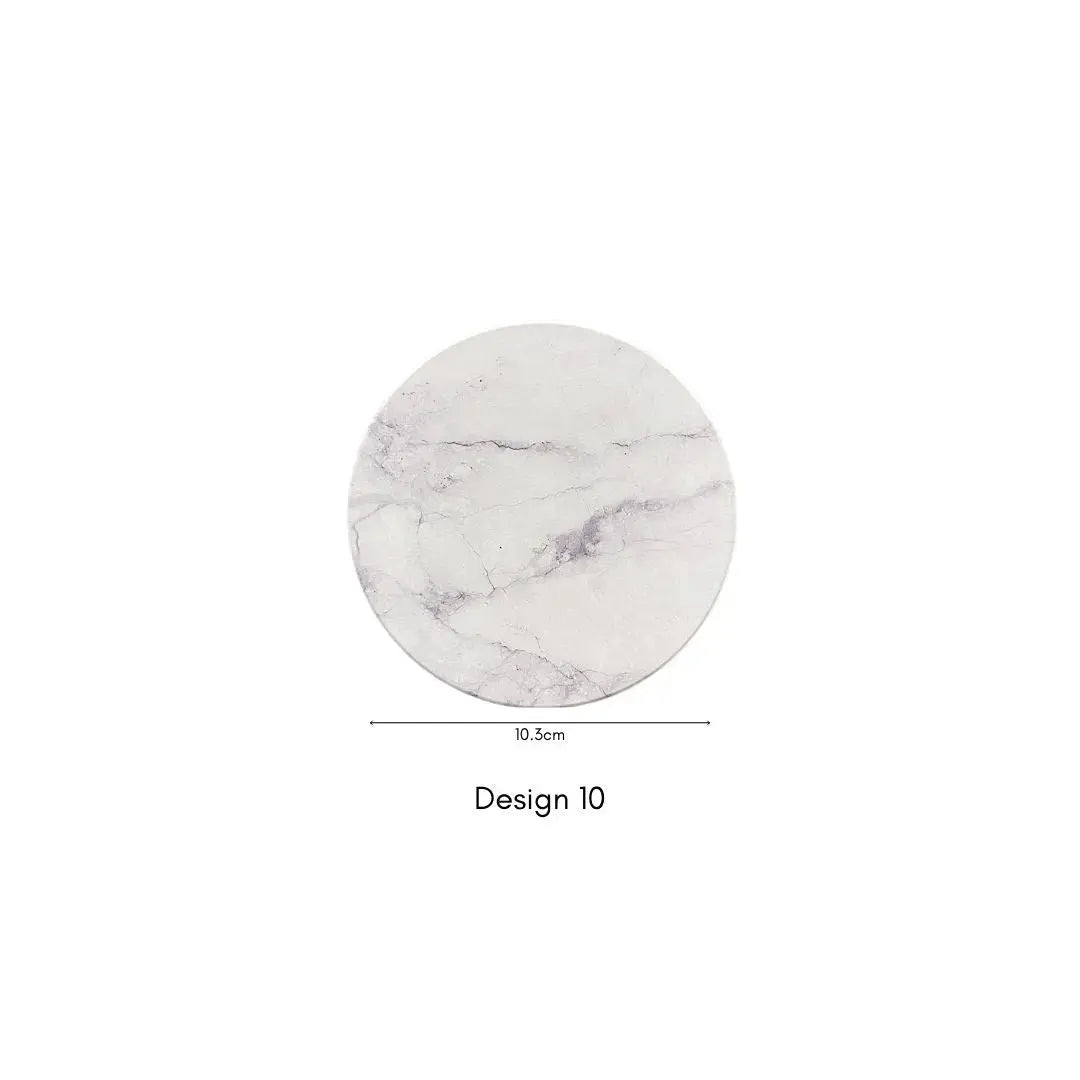 Diatomite Terrazzo & Marble Design Cup Coaster-Speckled Space