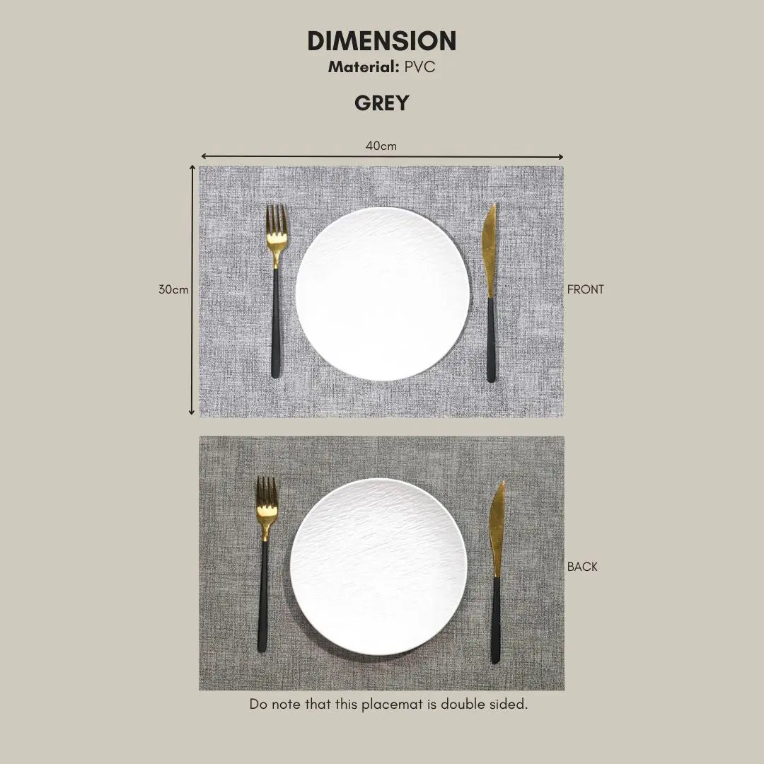 Bennie PVC Dual Side Placemat-Speckled Space
