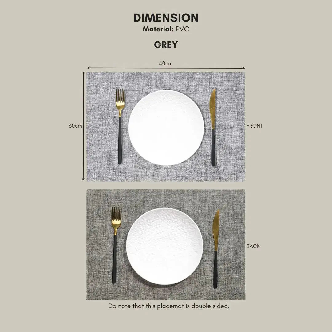 Bennie PVC Dual Side Placemat-Speckled Space