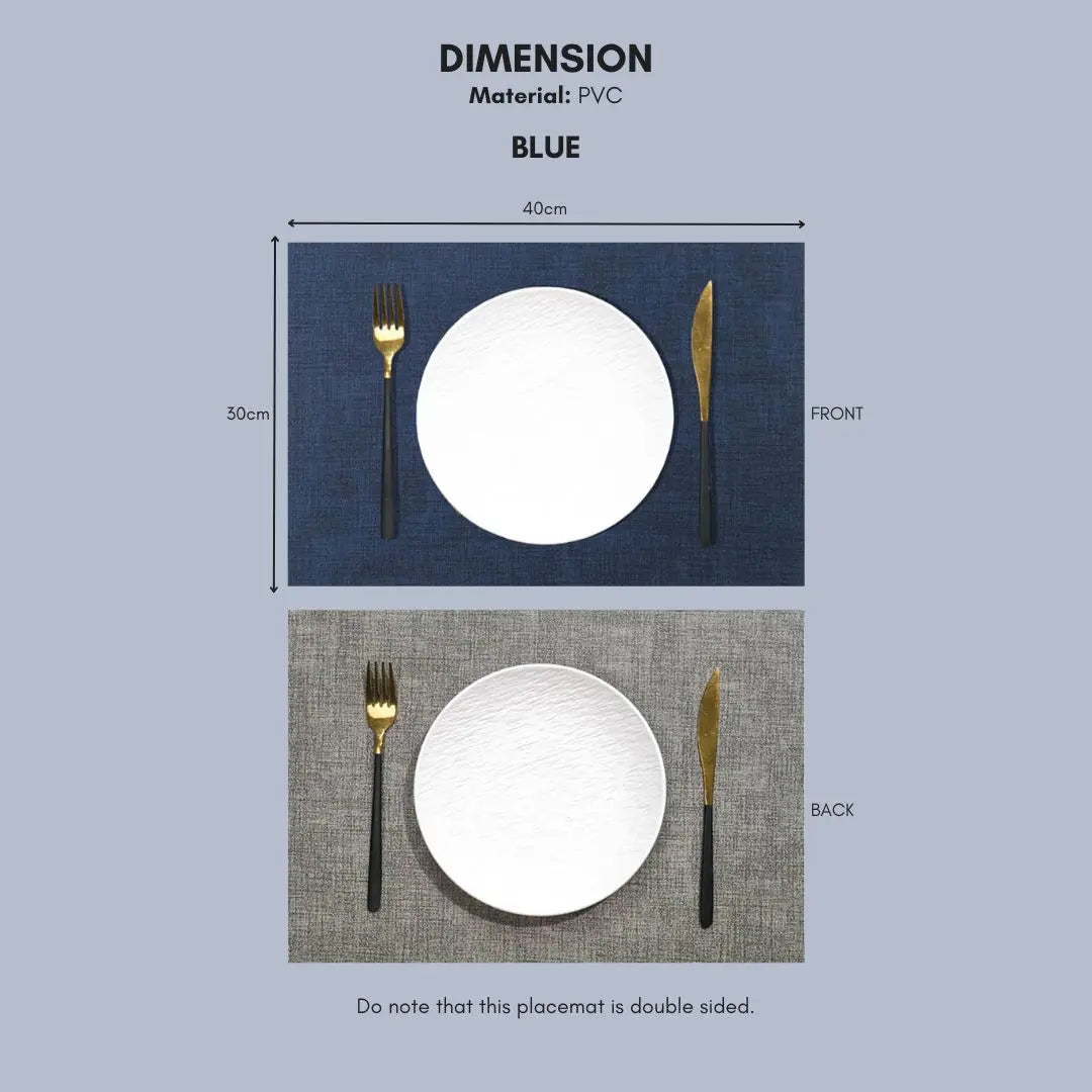 Bennie PVC Dual Side Placemat-Speckled Space