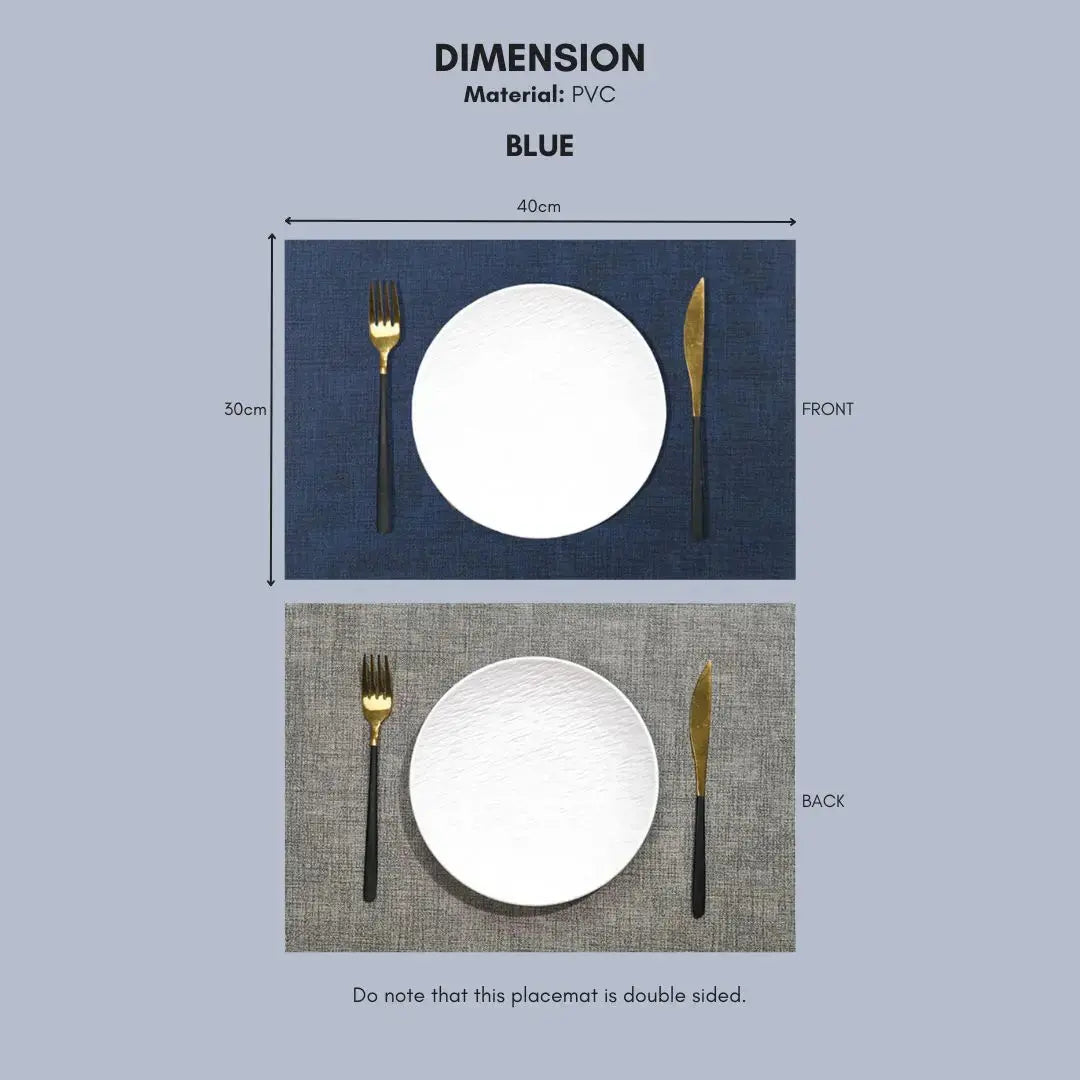 Bennie PVC Dual Side Placemat-Speckled Space
