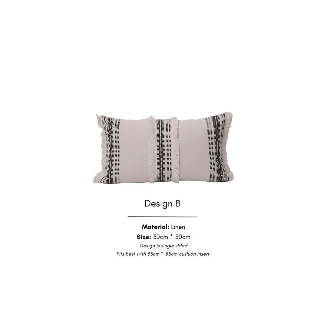 Denise Linen Cushion Cover-Speckled Space