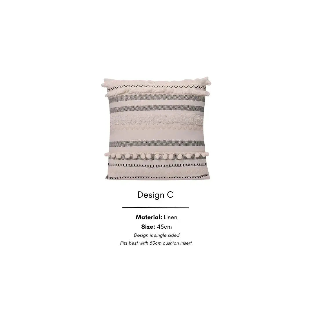 Denise Linen Cushion Cover-Speckled Space