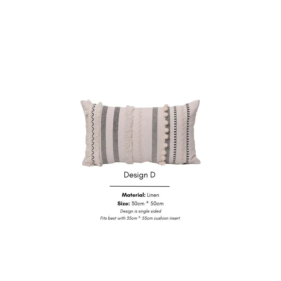 Denise Linen Cushion Cover-Speckled Space