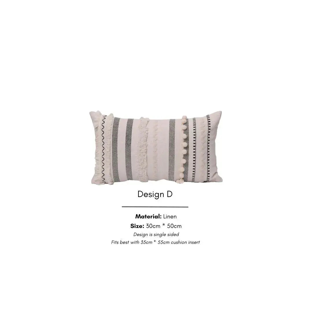 Denise Linen Cushion Cover-Speckled Space