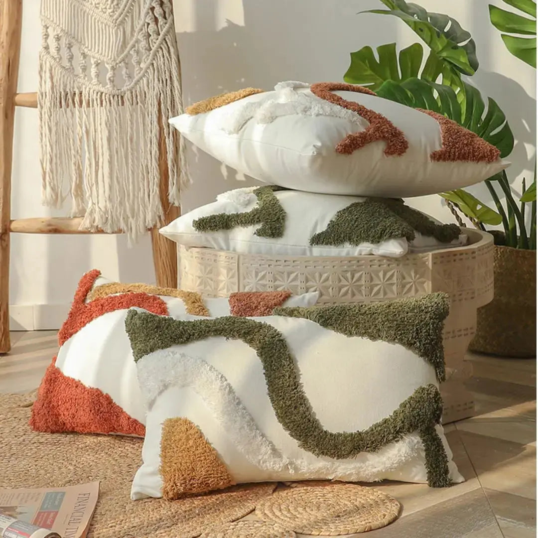 Earl Tufted Decor Cushion Cover-Speckled Space