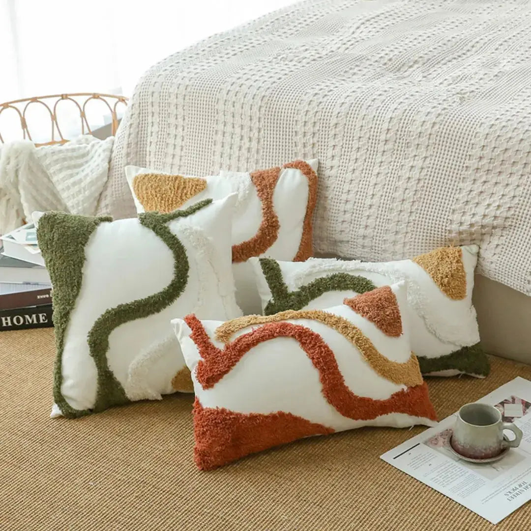Earl Tufted Decor Cushion Cover-Speckled Space