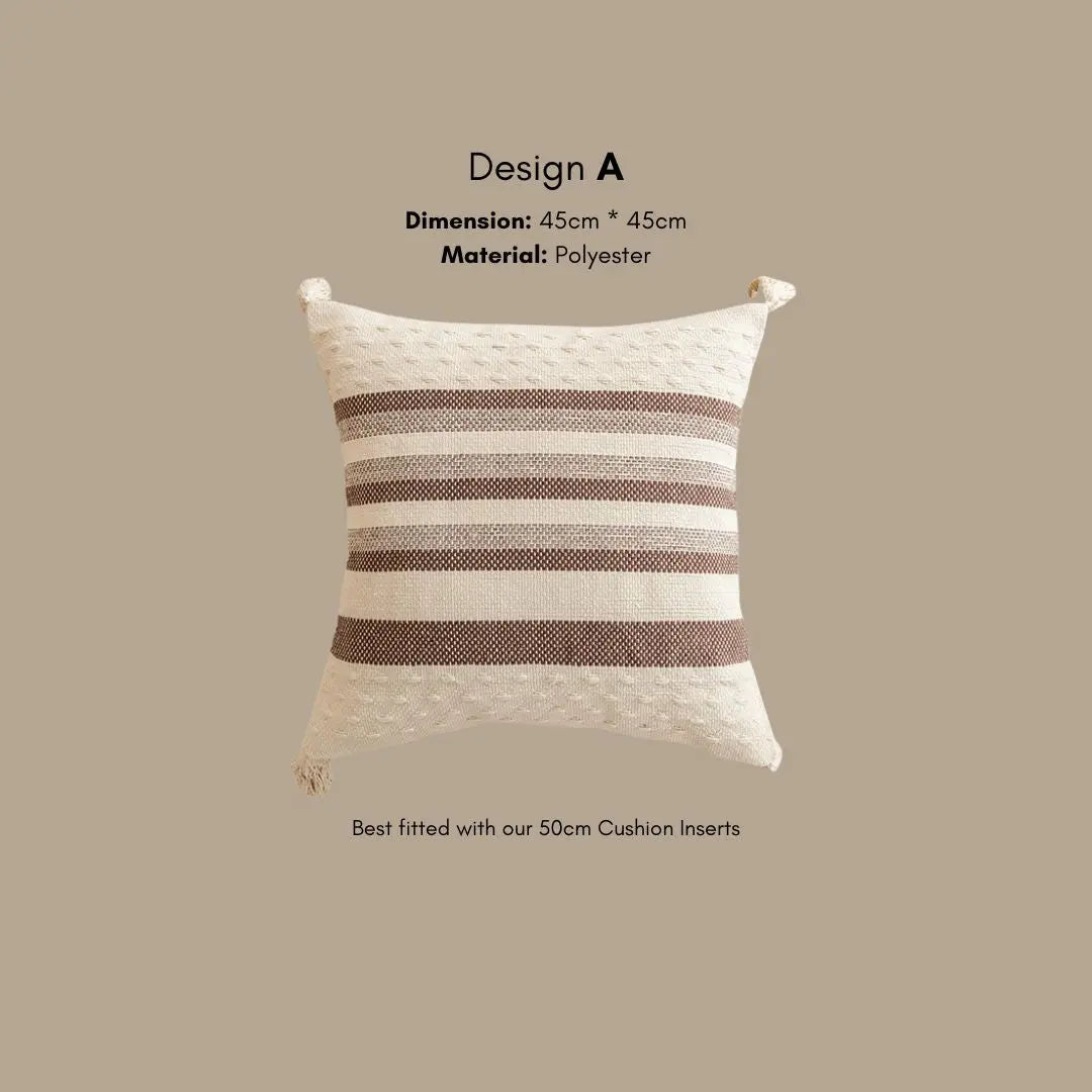 Jowal Tufted Cushion Cover-Speckled Space