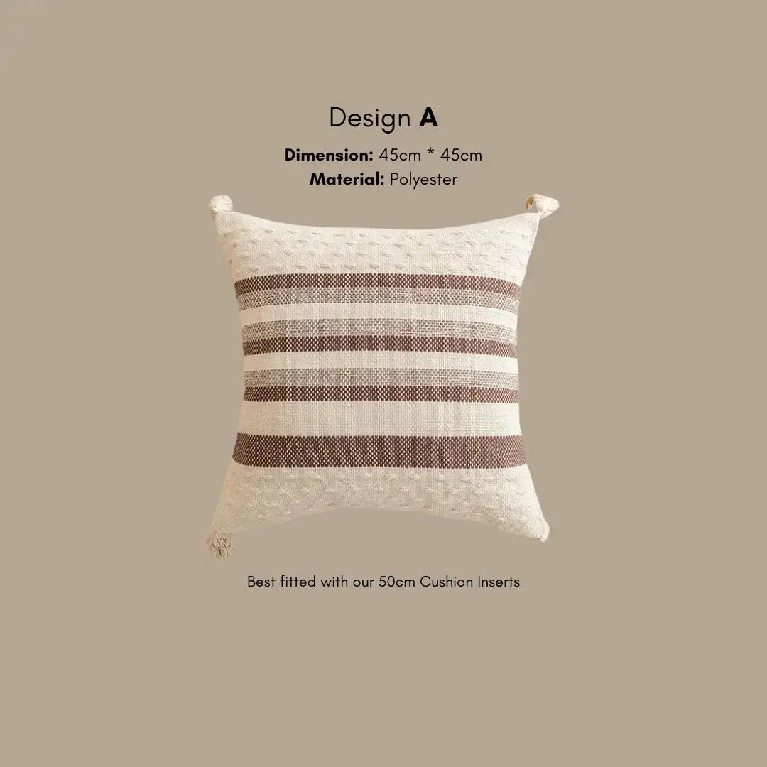 Jowal Tufted Cushion Cover-Speckled Space