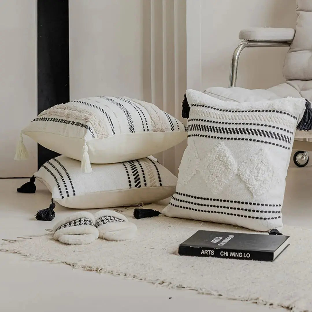 Matrix Tufted Cushion Cover-Speckled Space