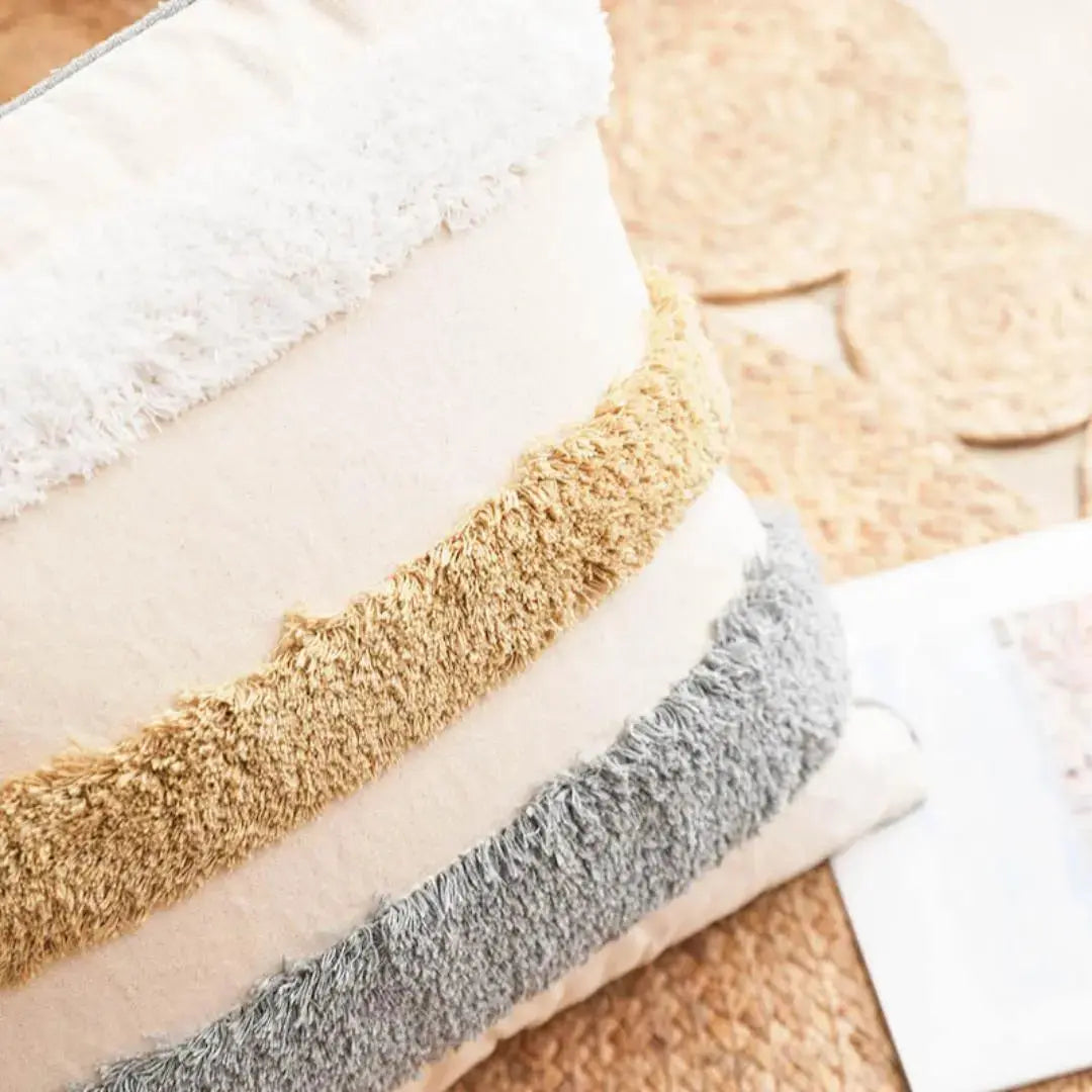 Sally Tufted Cushion Cover-Speckled Space