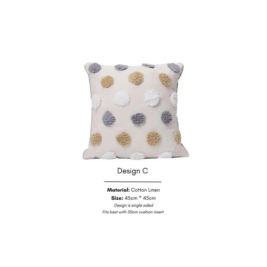 Sally Tufted Cushion Cover-Speckled Space