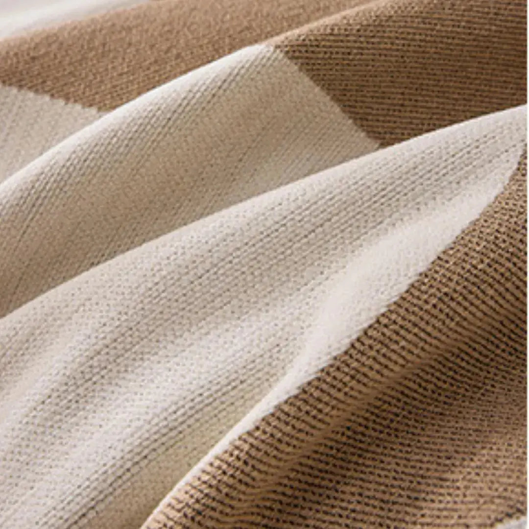 Luciana Khaki Sofa Bed Throw-Speckled Space