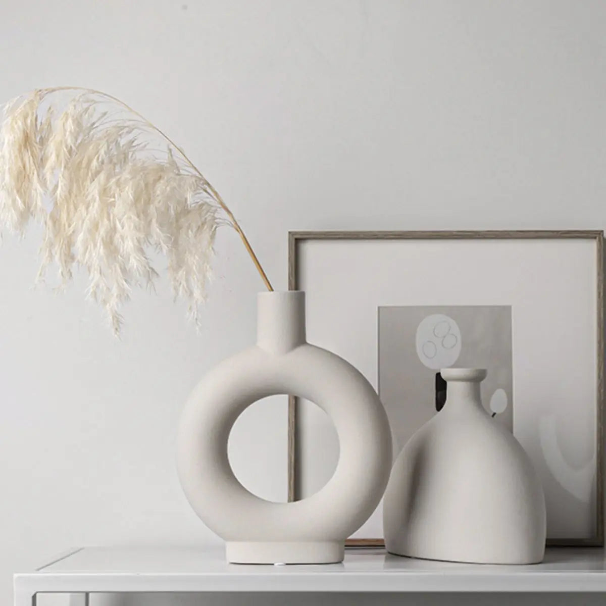 Barton Ceramic Decorative Vase-Speckled Space