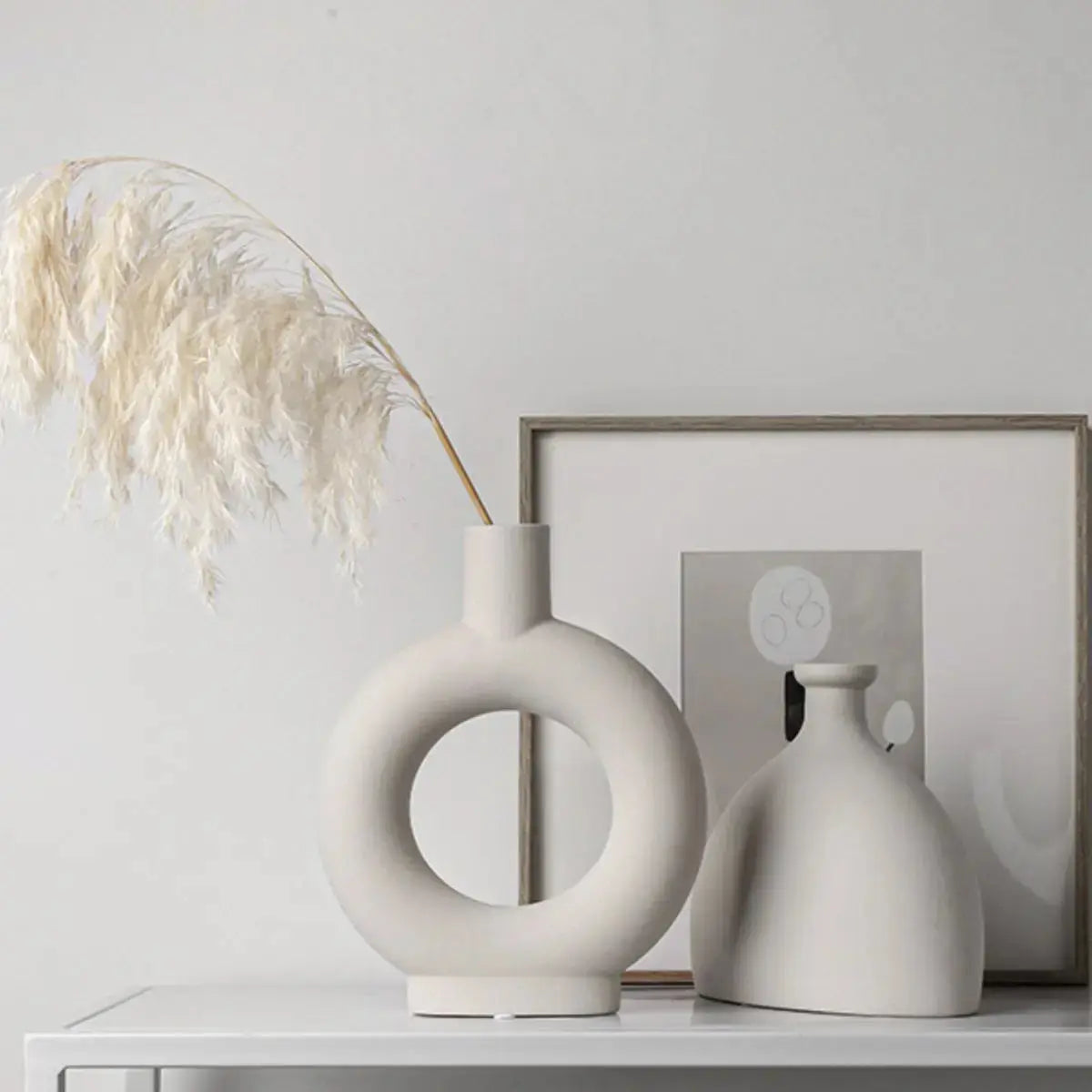 Barton Ceramic Decorative Vase-Speckled Space