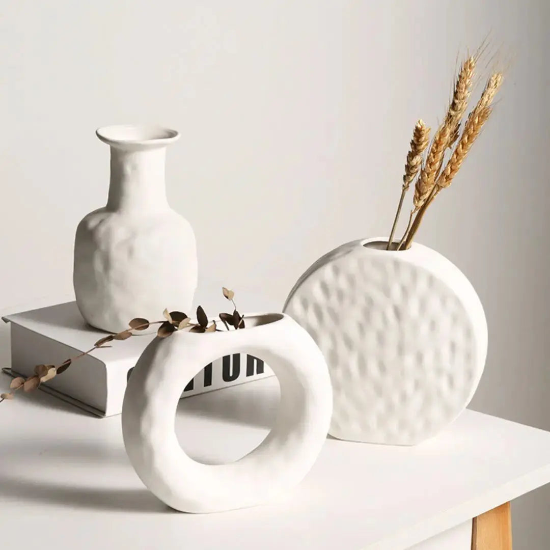 Rvan Ceramic Vase-Speckled Space