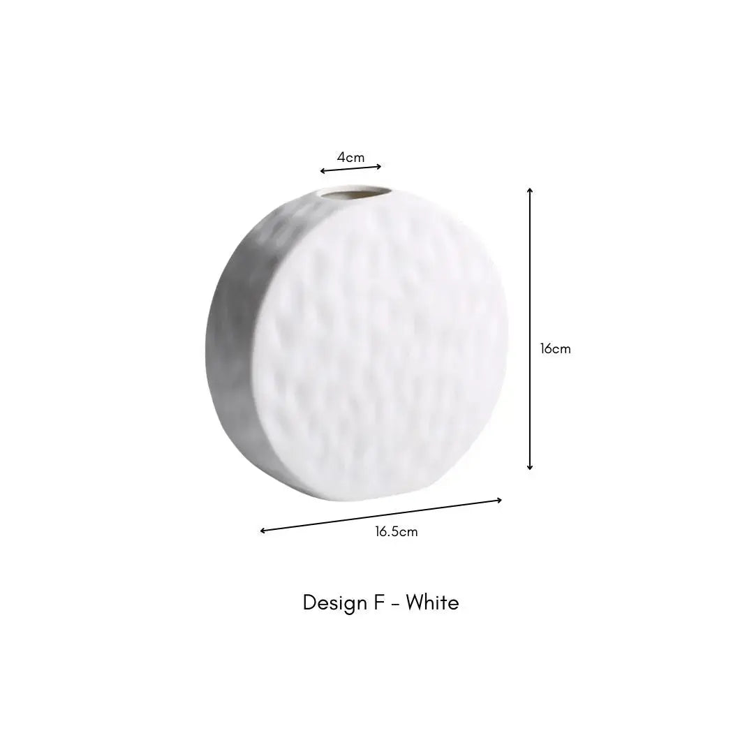 Rvan Ceramic Vase-Speckled Space
