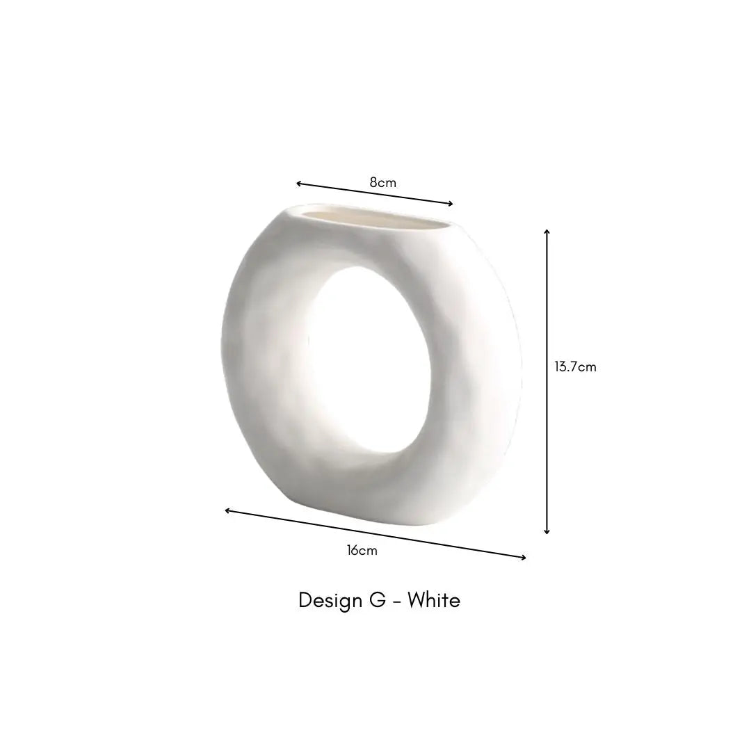 Rvan Ceramic Vase-Speckled Space