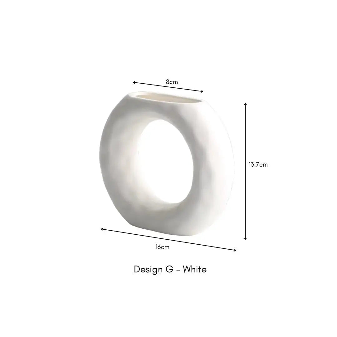 Rvan Ceramic Vase-Speckled Space