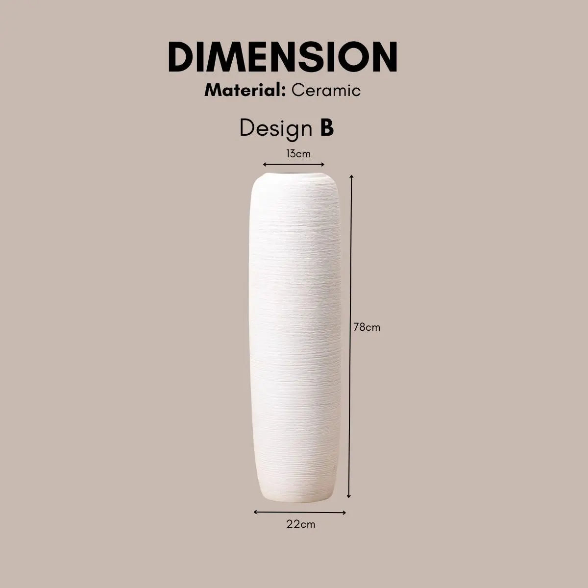 Julie Ceramic Decorative Vase-Speckled Space