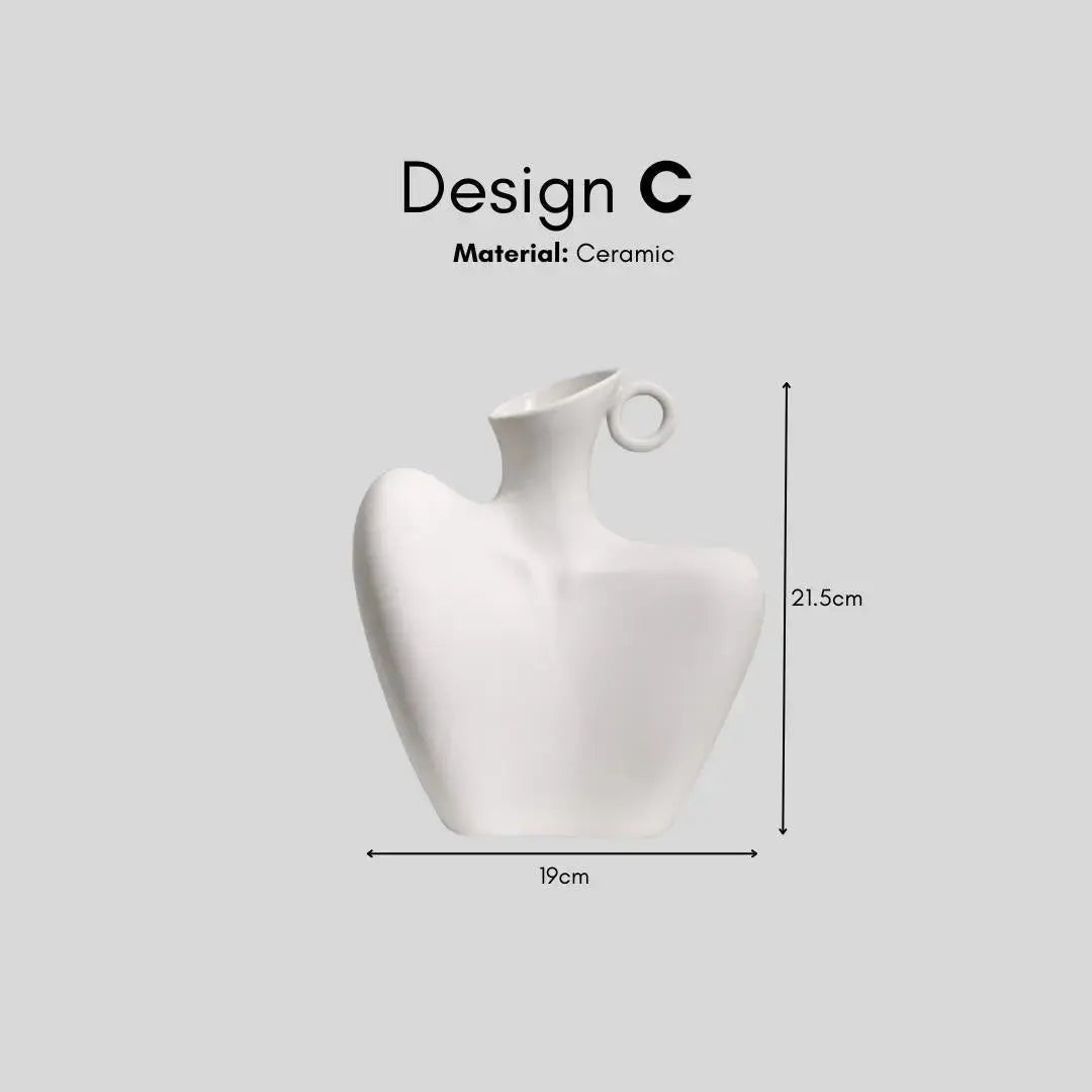 Rolino Ceramic Decorative Vase-Speckled Space