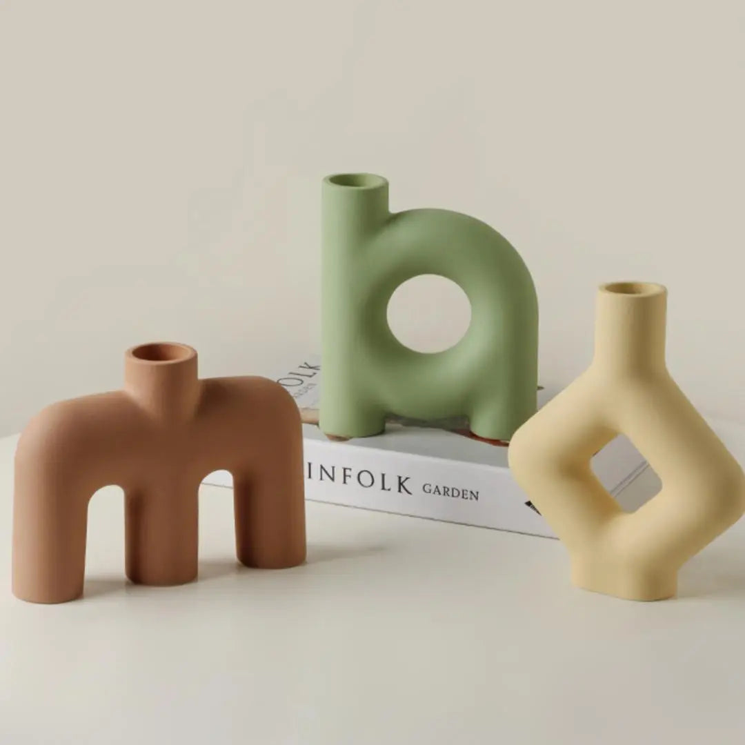 Slovine Ceramic Decorative Vase-Speckled Space