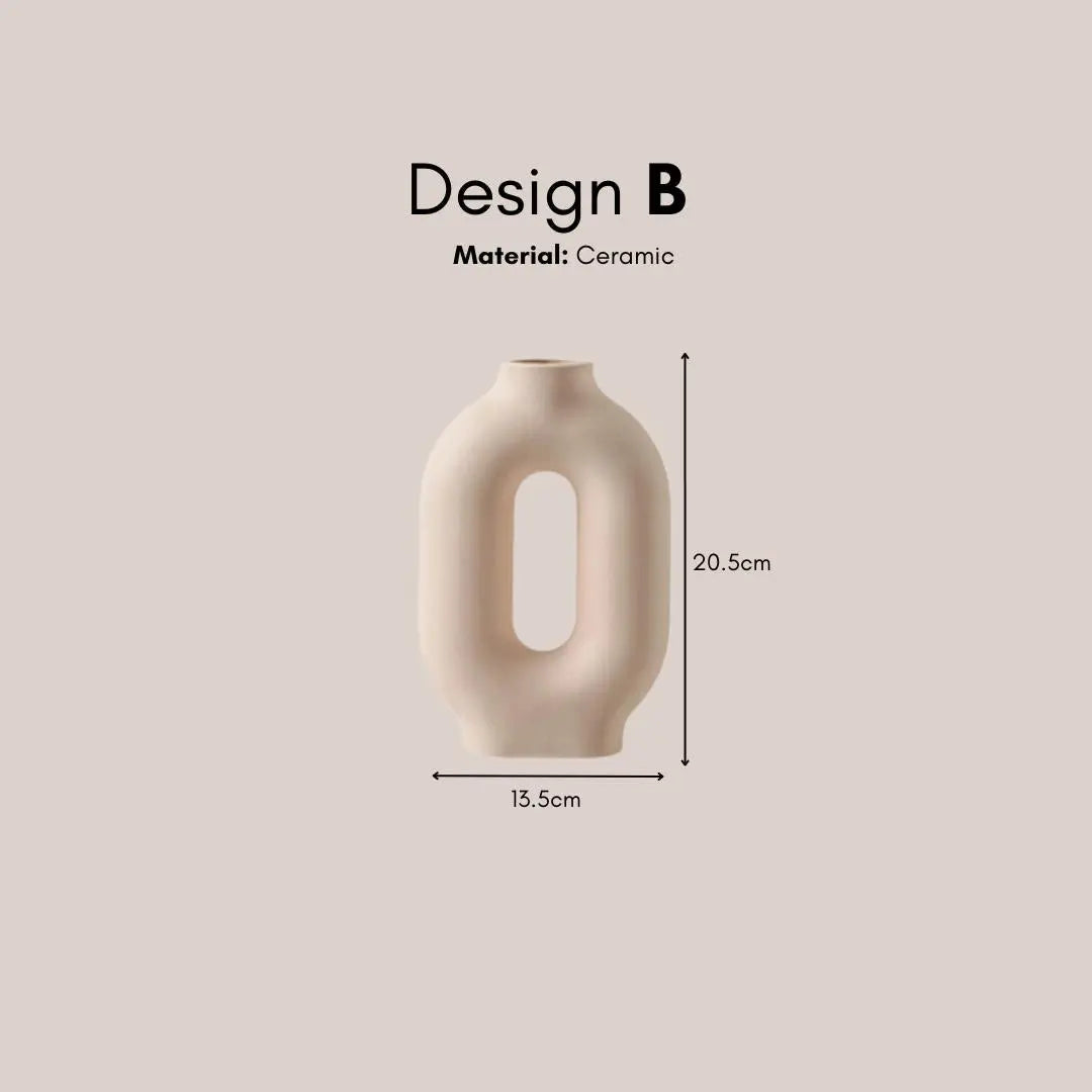 Slovine Ceramic Decorative Vase-Speckled Space