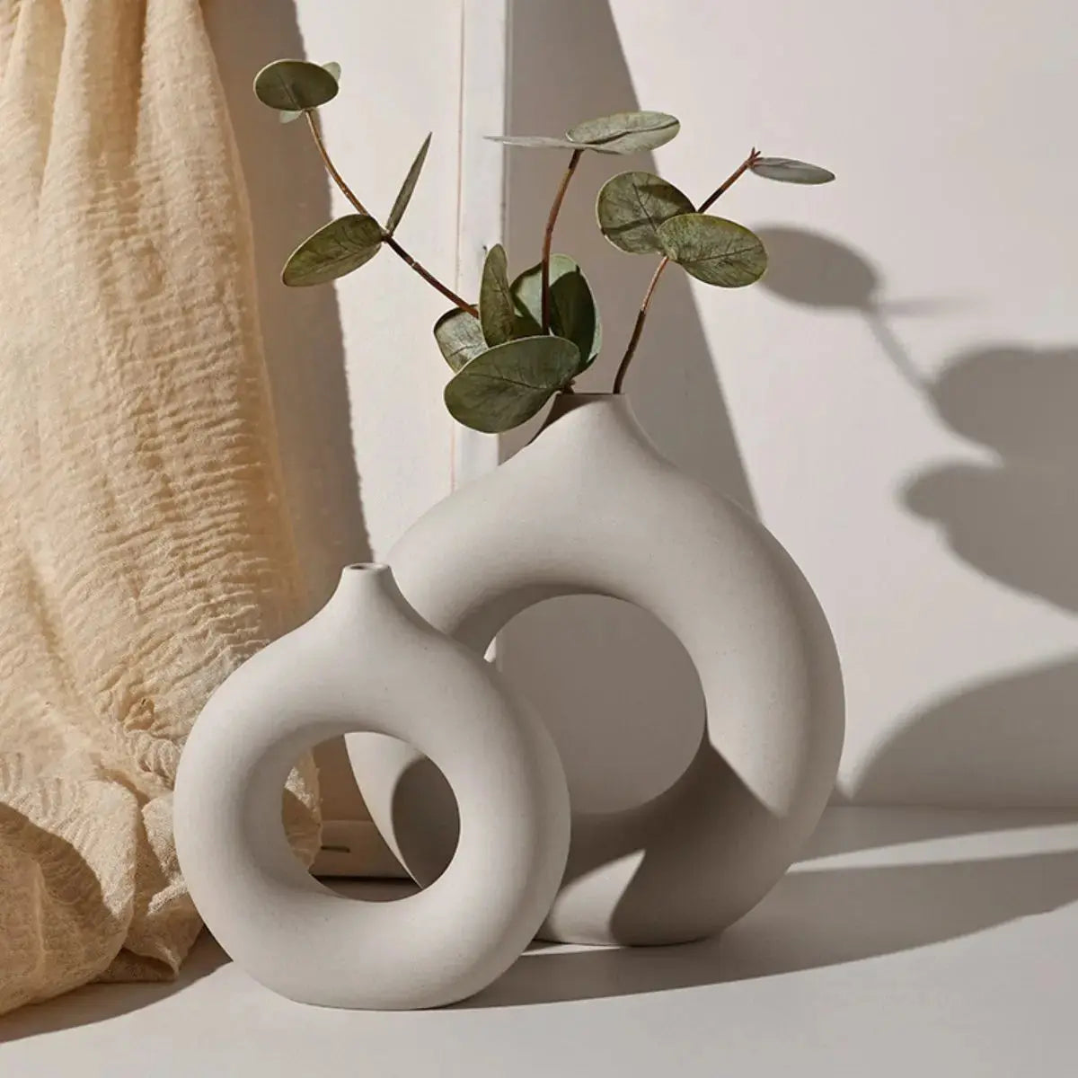Vancel Ceramic Vase-Speckled Space