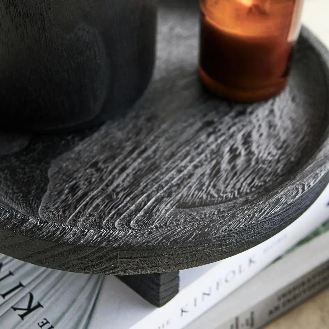 Hion Decorative Wooden Tray-Speckled Space