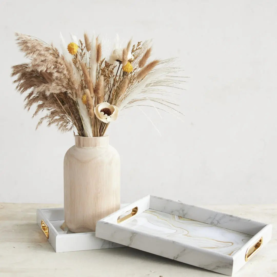 Oreily Decorative Serving Tray-Speckled Space