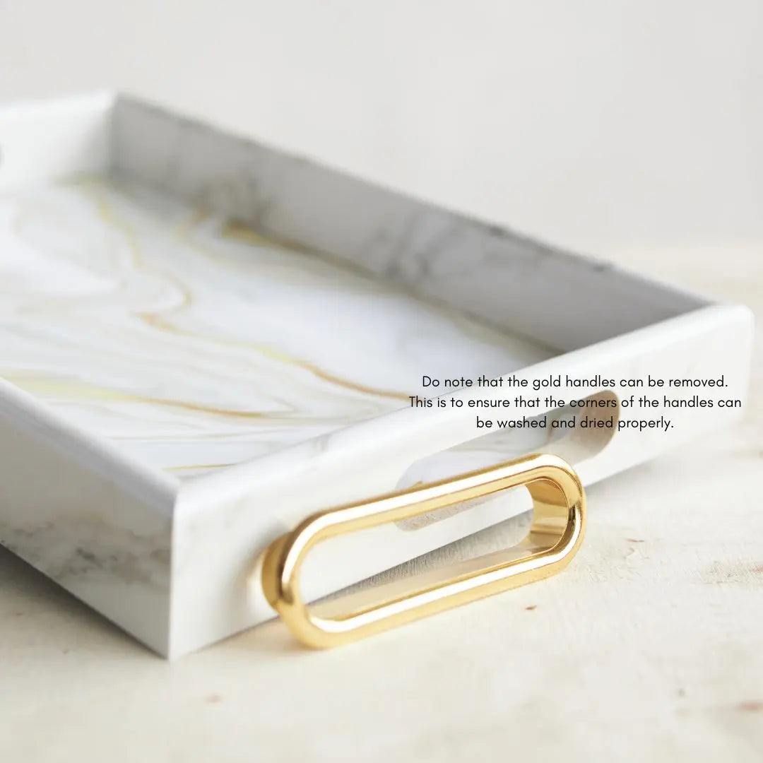 Oreily Decorative Serving Tray-Speckled Space