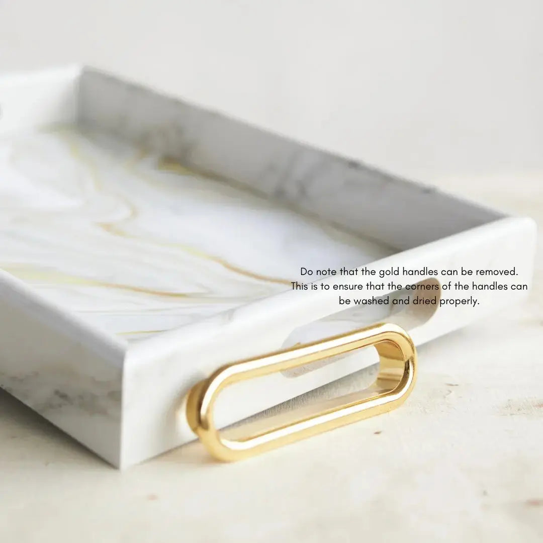 Oreily Decorative Serving Tray-Speckled Space