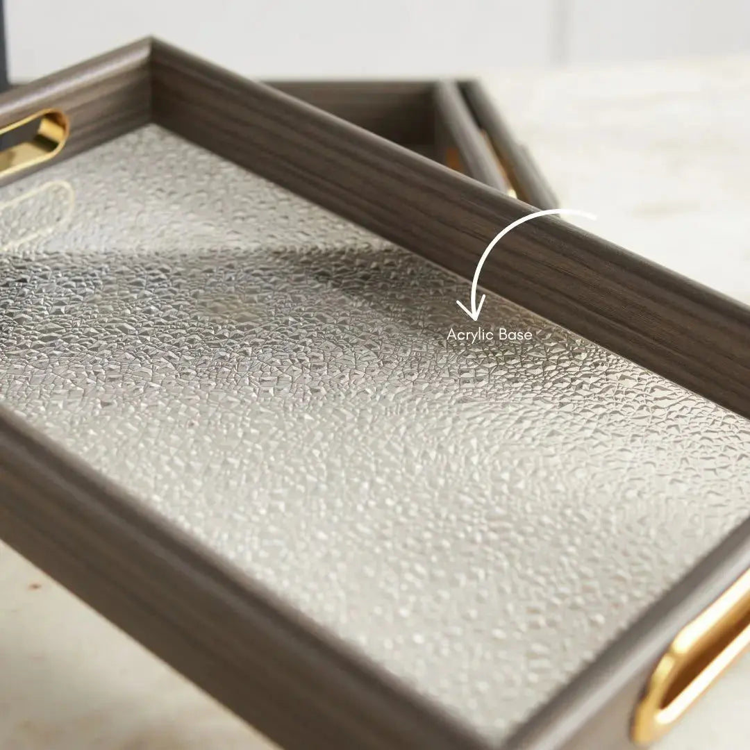 Yorkshire Acrylic Decorative Serving Tray-Speckled Space