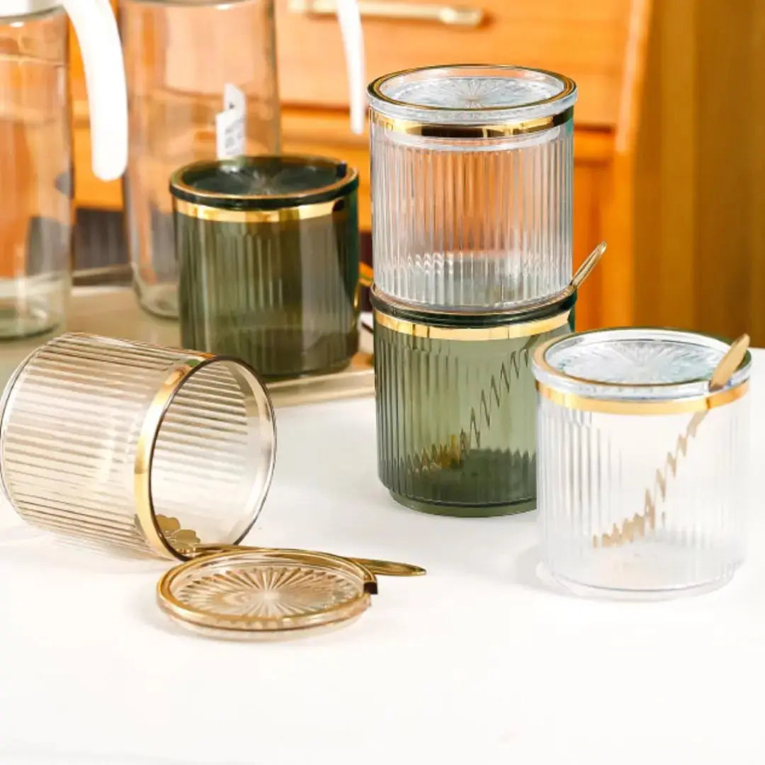 Perrin Condiment Set-Speckled Space