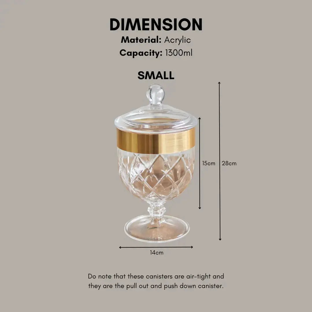Hibernia Air Tight Acrylic Candy Jar My Store
