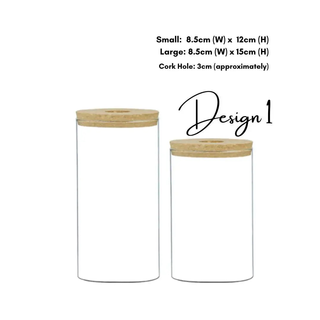 Plant Propagating Glass Jar-Speckled Space