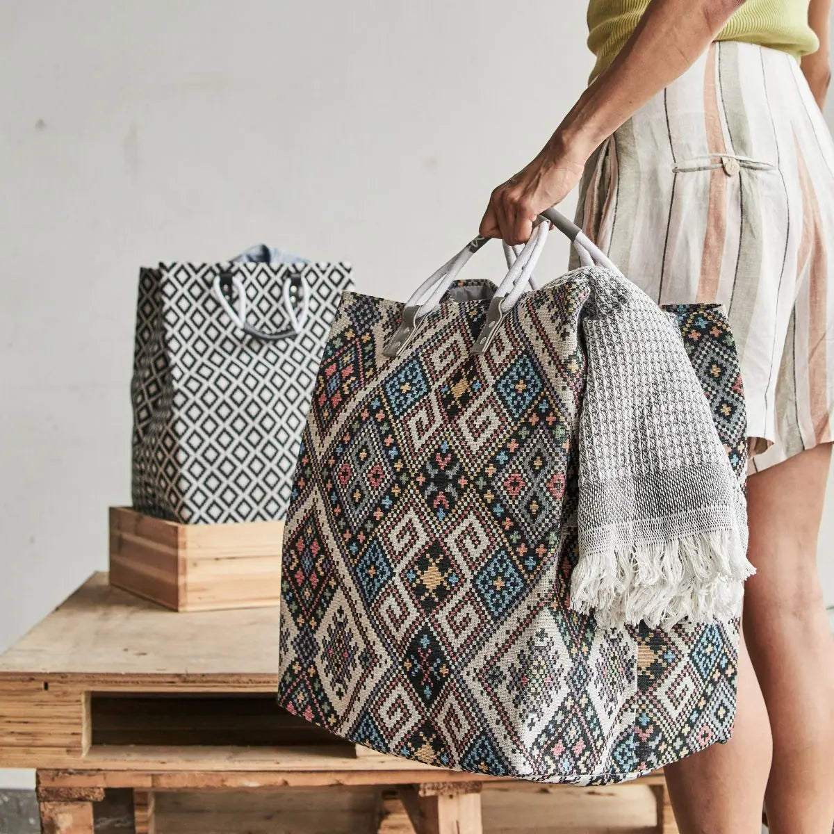 Trilo Laundry Storage Bag-Speckled Space