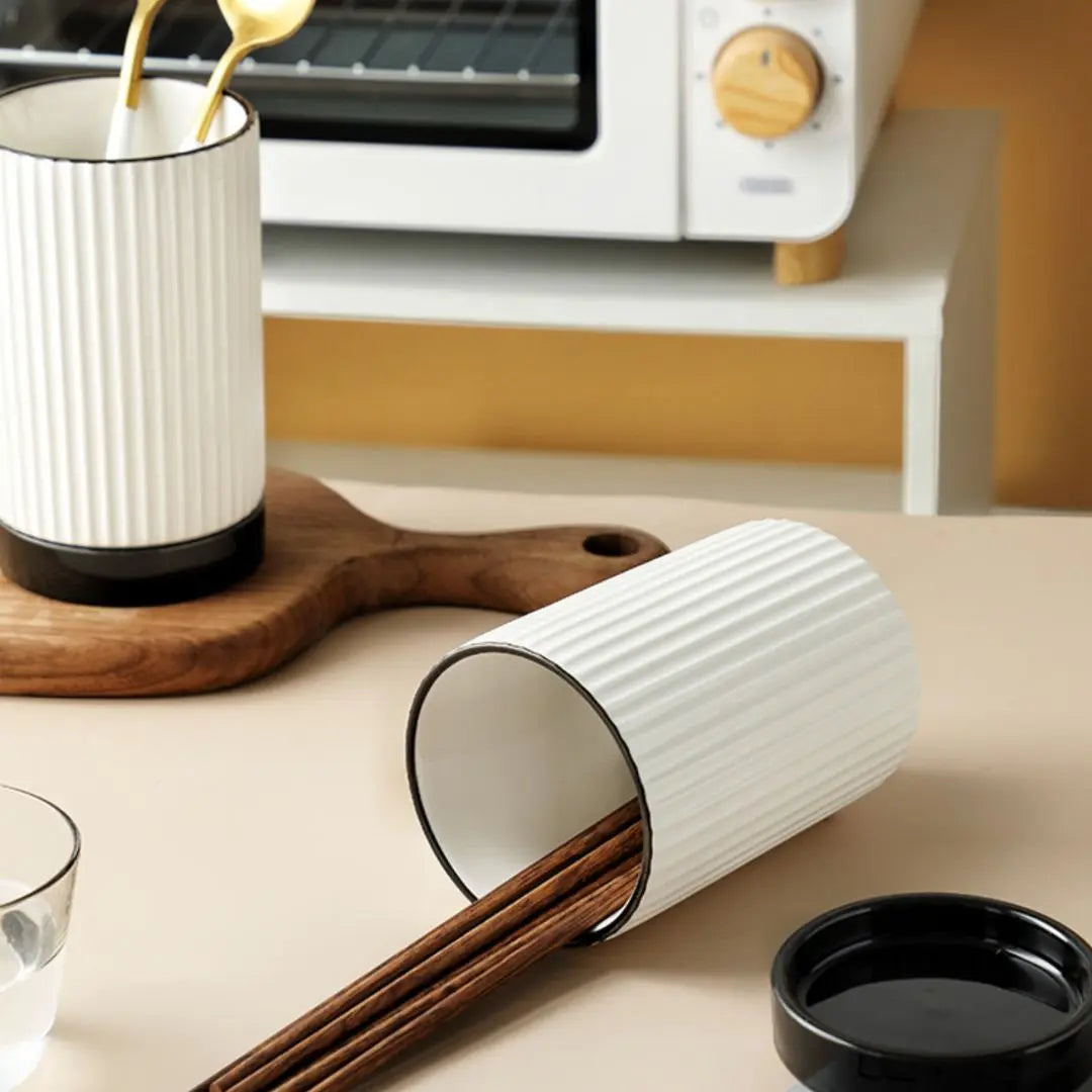 Reui Ceramic Cultery Holder-Speckled Space