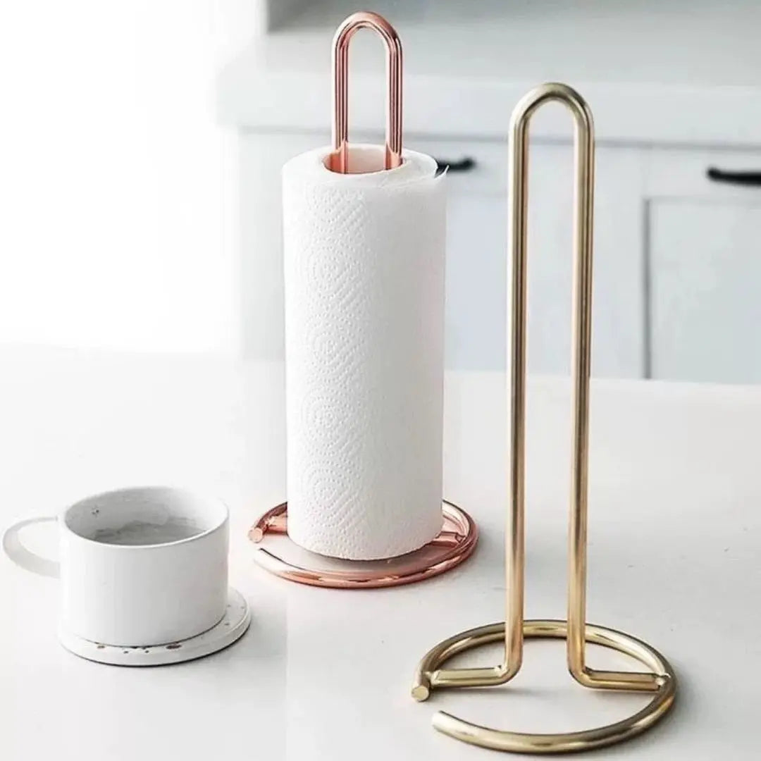 Kate Stainless Steel Kitchen Towel Stand-Speckled Space