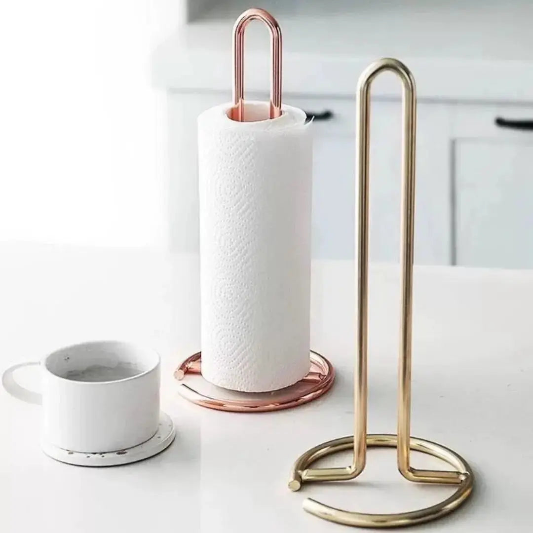 Kate Stainless Steel Kitchen Towel Stand-Speckled Space