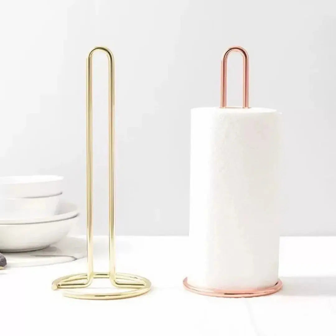 Kate Stainless Steel Kitchen Towel Stand-Speckled Space